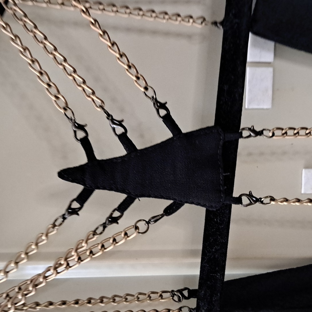 Addie Black Chain Backless Dress - Picture 7 of 8